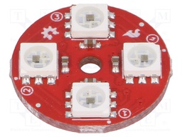 Module: LED controller; 5VDC; APA102C; 21.5x21.5x3.2mm