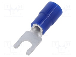 Tip: fork; M3,5; Ø: 3.7mm; 1.04÷2.63mm2; crimped; for cable; tinned