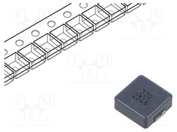 Inductor: wire; SMD; 33uH; ±20%; 13.5x12.5x4.8mm