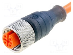 Plug; M12; PIN: 3; female; A code-DeviceNet / CANopen; 2m; straight