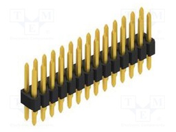 Connector: pin strips; pin header; male; PIN: 28; 1.27mm; THT; 2x14