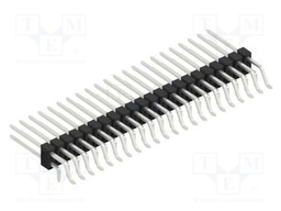 Connector: pin strips; pin header; male; PIN: 44; 2.54mm; SMT,THT