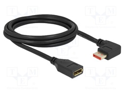 Cable; DisplayPort socket,DisplayPort plug 90° left/right