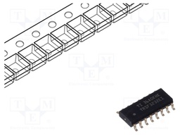 IC: interface; receiver,line driver; RS232; 1000kbps; SOIC16