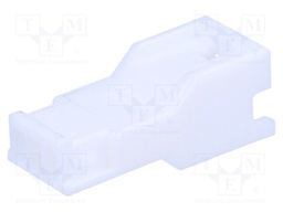 Plug; wire-wire/PCB; male; PNI; 2mm; PIN: 3; w/o contacts; crimped