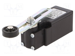 Limit switch; adjustable lever R 53-112mm, roll Ø20mm; NO + NC