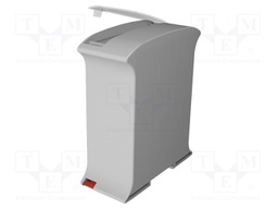 Enclosure: for DIN rail mounting; ABS