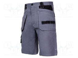 Protective shorts; Size: XXXL; grey-black