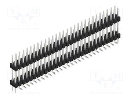 Connector: pin strips; pin header; male; PIN: 58; 2.54mm; SMT; 2x29