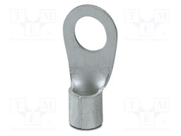 Non-insulated; Body: silver; Tip: ring
