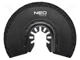 Cutting wheel; 85mm; ceramics,multitool; half round