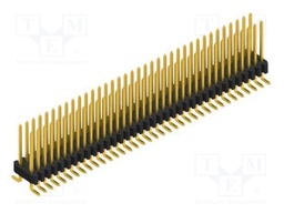Connector: pin strips; pin header; male; PIN: 72; 1.27mm; SMT; 2x36