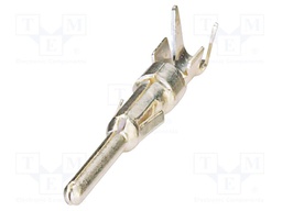 ROLLED CRIMP CONTACT, PIN, 24-20AWG