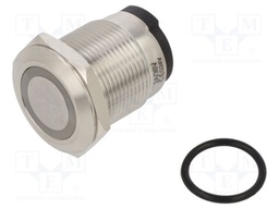 Switch: vandal resistant; Pos: 2; SPST; 10A/24VDC; IP65; OFF-(ON)
