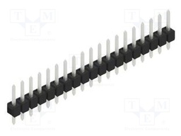 Connector: pin strips; pin header; male; PIN: 19; 2.54mm; THT; 1x19