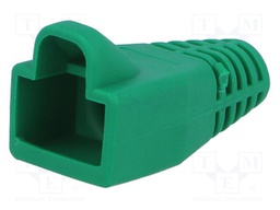RJ45 plug boot; 6mm; Colour: green