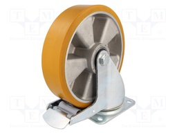 Transport wheel; Ø: 200mm; W: 50mm; H: 238mm; torsional with lock