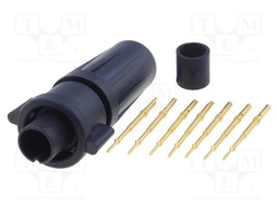 Connector: circular; Series: EN2; plug; male; soldering; for cable