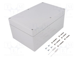 Enclosure: multipurpose; X: 162mm; Y: 252mm; Z: 120mm; TG ABS; ABS
