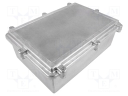 Enclosure: multipurpose; X: 182mm; Y: 262mm; Z: 90mm; aluminium; IP67