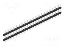 Connector: pin strips; pin header; male; PIN: 37; 2mm; THT; 1x37