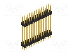 Connector: pin strips; pin header; male; PIN: 24; 2.54mm; THT; 2x12