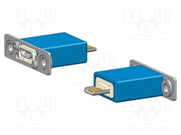 Test plug; PS; L: 41mm; W: 29mm; USB B micro; H: 27mm; 90Ω; 0.48Gbps