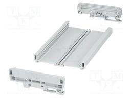 Enclosure: for DIN rail mounting; Y: 127.8mm; X: 203.8mm; PVC