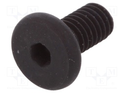 Screw; M3x6; Head: cheese head; imbus; steel; black finish