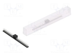 Connector: pin strips; pin header; male; PIN: 66; 2mm; SMT; 2x33