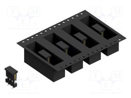 Connector: pin strips; pin header; male; PIN: 4; 2.54mm; SMT; 1x4
