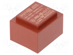 Transformer: encapsulated; 1.5VA; 230VAC; 12V; 125mA; Mounting: PCB