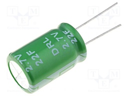 Capacitor: electrolytic; backup capacitor,supercapacitor; THT