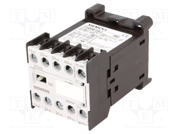 Contactor: 4-pole; NO x4; 230VAC; 4A; DIN,on panel; 3TH20