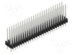 Connector: pin strips; pin header; male; PIN: 52; 1.27mm; THT; 2x26