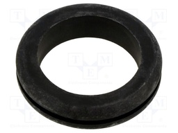 Grommet; black; UL94HB; TPR