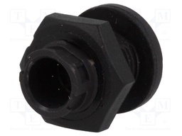 Connector: circular; Series: EN2; socket; male; THT; PIN: 5; 3A; IP68