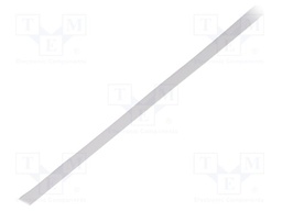 Cover for LED profiles; white; 1m; Kind of shutter: J; slide