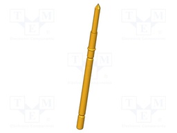 Test needle; Operational spring compression: 4mm; 5A; Ø: 1.3mm