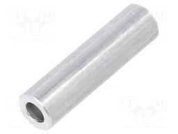 Spacer sleeve; 4.3mm; cylindrical; aluminium; Out.diam: 30mm