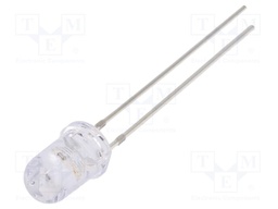 LED; 5mm; bicolour,blinking; yellow/blue; 2000÷2500mcd; 30°; 1.8Hz