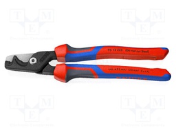 Cutters; for cables; 225mm; Blade: about 56 HRC