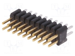 Pin header; pin strips; Minitek127; male; PIN: 20; straight; 1.27mm