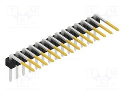 Connector: pin strips; pin header; male; PIN: 14; 2.54mm; THT; 1x14