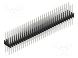 Connector: pin strips; pin header; male; PIN: 64; 1.27mm; THT; 2x32