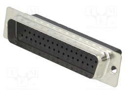 D-Sub; PIN: 50; plug; male; for cable; soldering; Type: w/o contacts