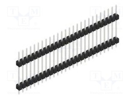 Connector: pin strips; pin header; male; PIN: 26; 2.54mm; THT; 1x26