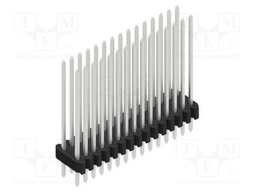 Connector: pin strips; pin header; male; PIN: 30; 1.27mm; THT; 2x15