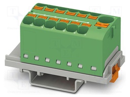 Splice terminal: rail; 32A; 800V; push-in; PA; 0.2÷6mm2; W: 28.6mm