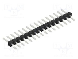 Connector: pin strips; pin header; male; PIN: 16; 2.54mm; SMT; 1x16